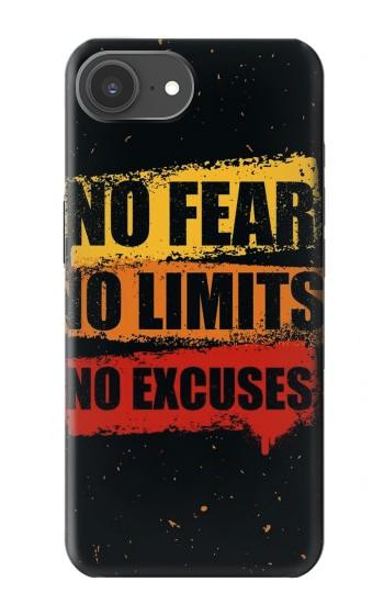 S3492 Sans Peur Limités D'excuses Etui Coque Housse pour iPhone 17e