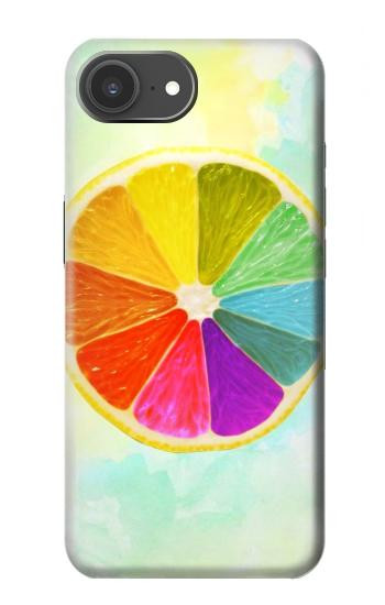 S3493 citron coloré Etui Coque Housse pour iPhone 17e