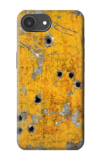 S3528 Bullet Rouille Jaune Métal Etui Coque Housse pour iPhone 17e