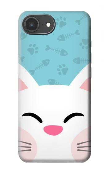 S3542 Chat mignon Dessin animé Etui Coque Housse pour iPhone 17e