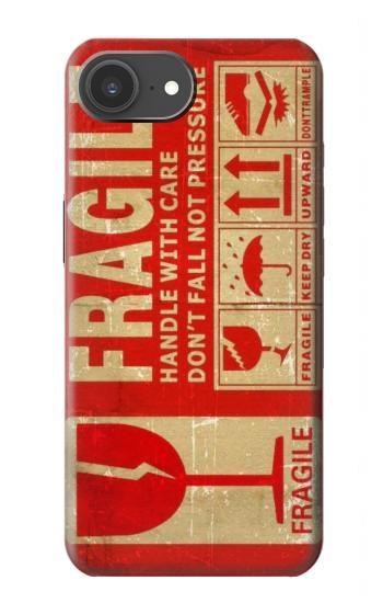 S3552 Millésime Étiquette fragile Etui Coque Housse pour iPhone 17e