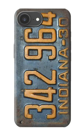 S3750 Plaque d'immatriculation de véhicule vintage Etui Coque Housse pour iPhone 17e