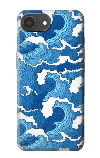 S3901 Vagues esthétiques de l'océan de tempête Etui Coque Housse pour iPhone 17e