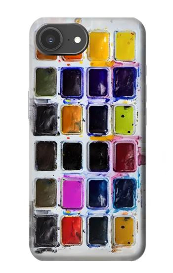 S3956 Graphique de boîte à palette aquarelle Etui Coque Housse pour iPhone 17e
