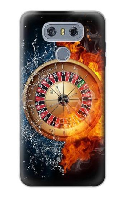 S2289 Roulette Casino Gamble Etui Coque Housse pour LG G6