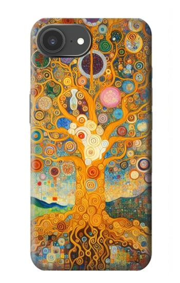 S4007 Peinture Arbre de vie Etui Coque Housse pour iPhone 17e