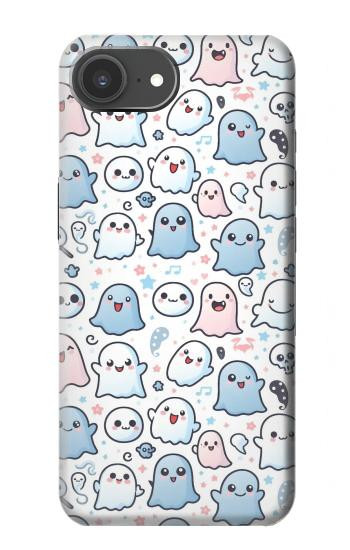 S4013 Motif fantôme mignon et harmonieux Etui Coque Housse pour iPhone 17e