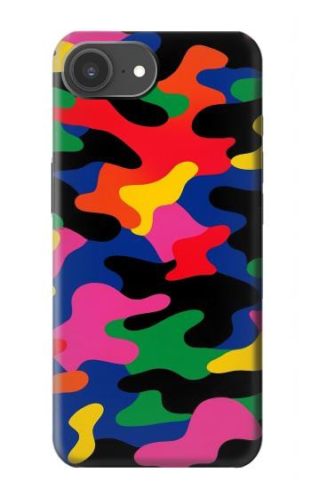 S4072 Camouflage coloré Etui Coque Housse pour iPhone 17e
