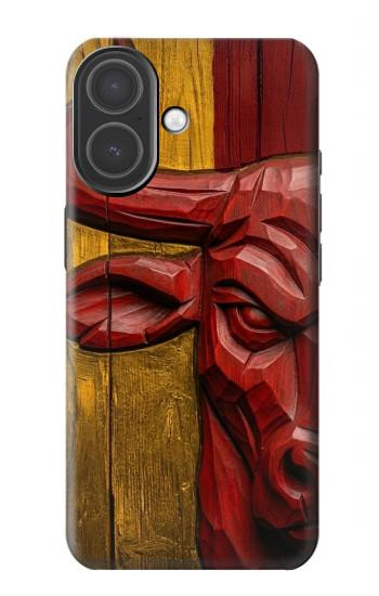 S4098 Art Taureau Espagnol Sculpté Etui Coque Housse pour iPhone 17