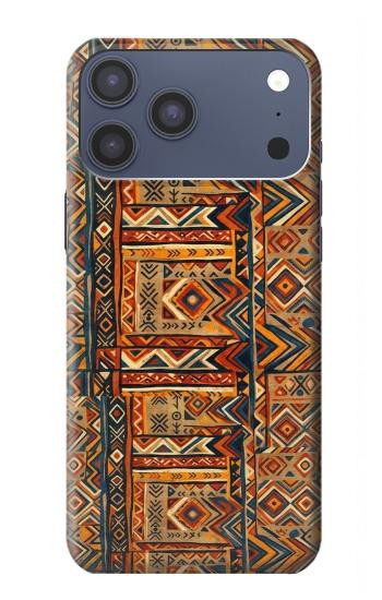 S4079 Motif Géométrique Tribal Etui Coque Housse pour iPhone 17 Pro Max, 18 Pro Max