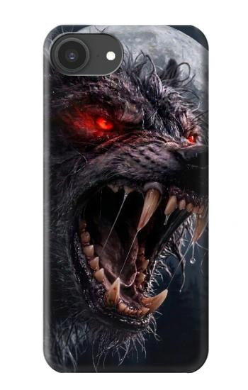 S4094 Loup au Clair de Lune Etui Coque Housse pour iPhone 16e, 17e