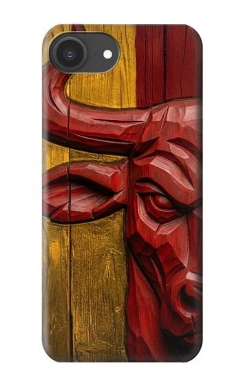 S4098 Art Taureau Espagnol Sculpté Etui Coque Housse pour iPhone 16e, 17e