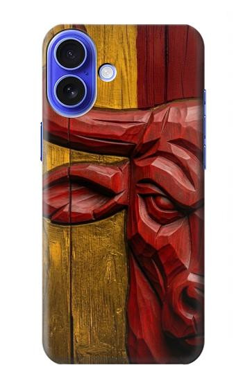 S4098 Art Taureau Espagnol Sculpté Etui Coque Housse pour iPhone 16
