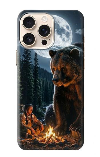 S4095 Ours Majestueux Sauvage Etui Coque Housse pour iPhone 16 pro