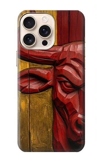 S4098 Art Taureau Espagnol Sculpté Etui Coque Housse pour iPhone 16 pro