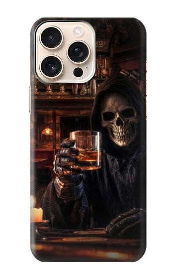 S4102 Art Taverne au Crâne Vintage Etui Coque Housse pour iPhone 16 pro max