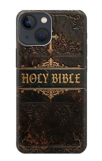S4109 Couverture de Bible Ancienne Etui Coque Housse pour iPhone 14