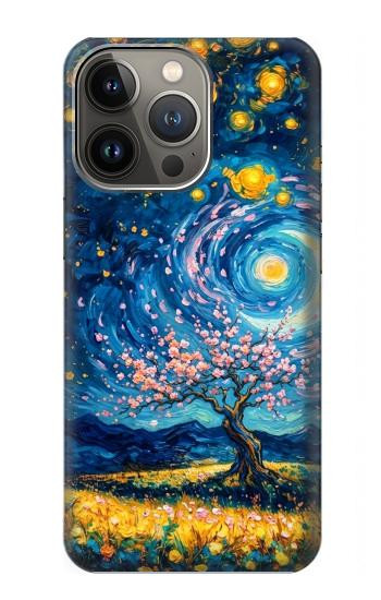 S4081 Art Galaxie Nocturne Etui Coque Housse pour iPhone 14 Pro