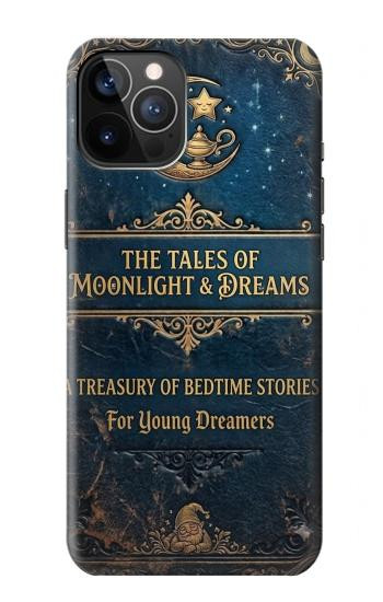 S4080 Conte Fantastique au Clair de Lune Etui Coque Housse pour iPhone 12, iPhone 12 Pro
