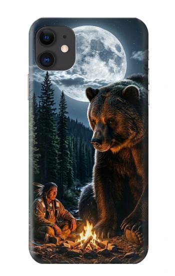 S4095 Ours Majestueux Sauvage Etui Coque Housse pour iPhone 11