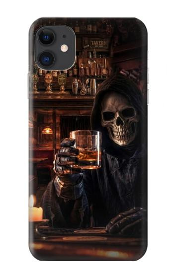S4102 Art Taverne au Crâne Vintage Etui Coque Housse pour iPhone 11
