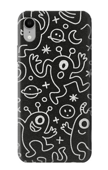 S4101 Motif Monstre Mignon Etui Coque Housse pour iPhone XR