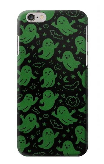 S4087 Motif Fantôme Vert Mignon Etui Coque Housse pour iPhone 6 6S