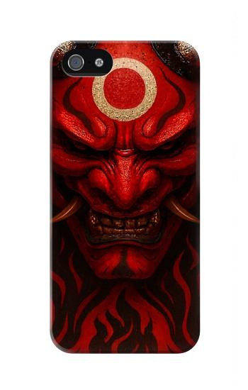 S4099 Illustration Démon Rouge Mystique Etui Coque Housse pour iPhone 5 5S SE