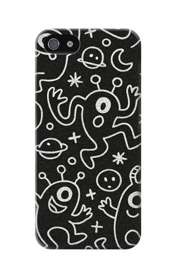 S4101 Motif Monstre Mignon Etui Coque Housse pour iPhone 5 5S SE
