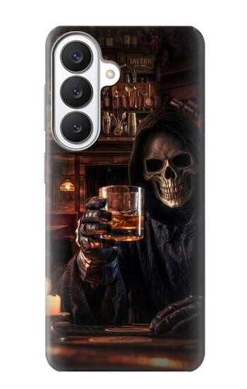 S4102 Art Taverne au Crâne Vintage Etui Coque Housse pour Samsung Galaxy S26
