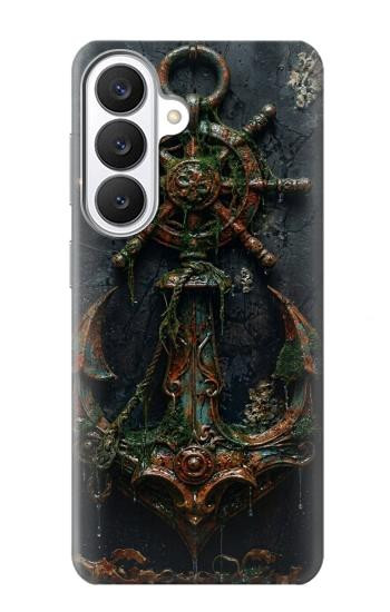 S4106 Ancre et Barre Marine Vintage Etui Coque Housse pour Samsung Galaxy S26