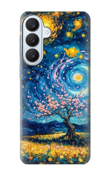 S4081 Art Galaxie Nocturne Etui Coque Housse pour Samsung Galaxy S26 Plus