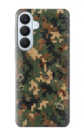 S4091 Motif Camouflage Numérique Vert Etui Coque Housse pour Samsung Galaxy S26 Plus
