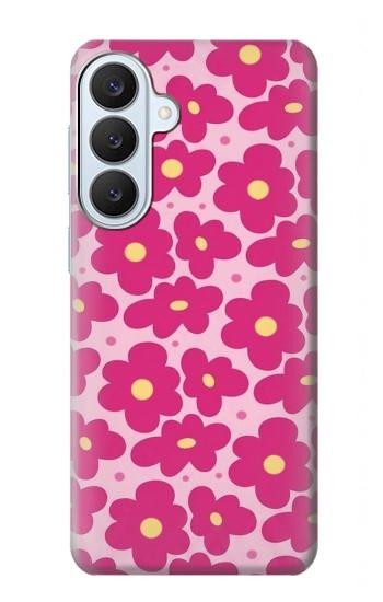 S4097 Motif Floral Rose Etui Coque Housse pour Samsung Galaxy S26 Plus