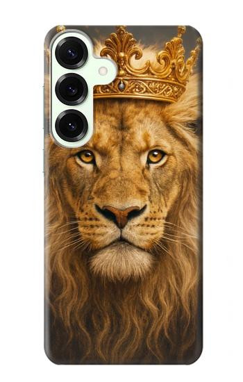 S4093 Portrait de Lion Royal Etui Coque Housse pour Samsung Galaxy S25 Plus