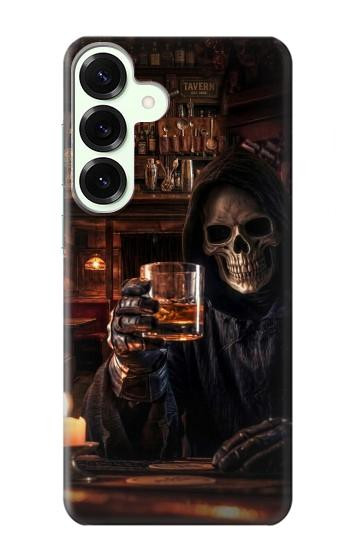 S4102 Art Taverne au Crâne Vintage Etui Coque Housse pour Samsung Galaxy S25 Plus