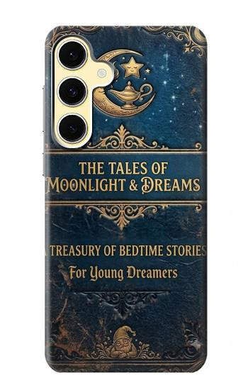 S4080 Conte Fantastique au Clair de Lune Etui Coque Housse pour Samsung Galaxy S24 FE