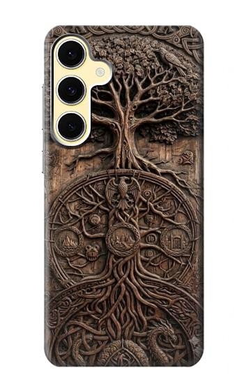 S4103 Arbre de Vie Ancien Etui Coque Housse pour Samsung Galaxy S24 FE