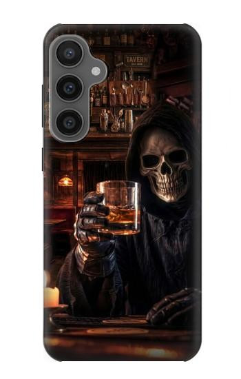 S4102 Art Taverne au Crâne Vintage Etui Coque Housse pour Samsung Galaxy S23 FE