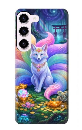S4088 Esprit Renard Fantastique Etui Coque Housse pour Samsung Galaxy S23