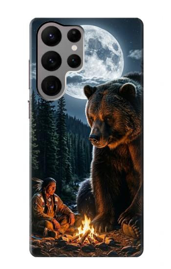 S4095 Ours Majestueux Sauvage Etui Coque Housse pour Samsung Galaxy S23 Ultra