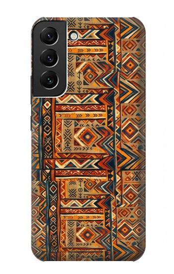 S4079 Motif Géométrique Tribal Etui Coque Housse pour Samsung Galaxy S22 Plus