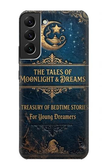 S4080 Conte Fantastique au Clair de Lune Etui Coque Housse pour Samsung Galaxy S22 Plus