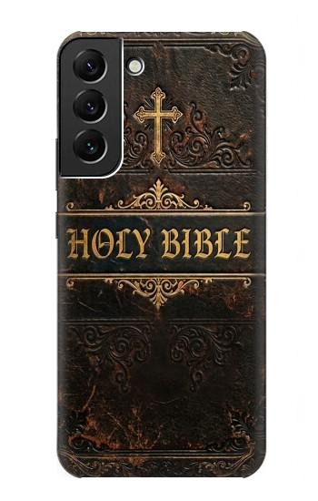 S4109 Couverture de Bible Ancienne Etui Coque Housse pour Samsung Galaxy S22 Plus