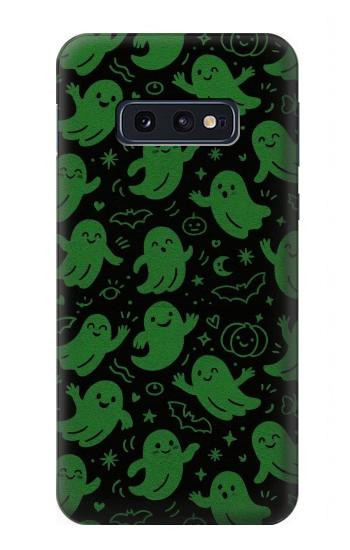 S4087 Motif Fantôme Vert Mignon Etui Coque Housse pour Samsung Galaxy S10e