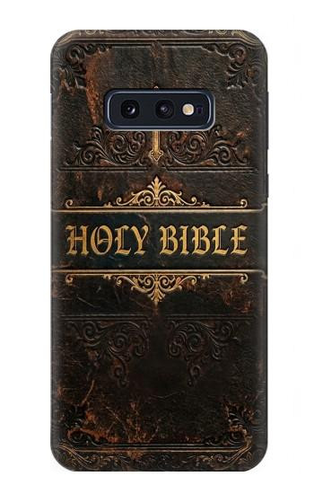 S4109 Couverture de Bible Ancienne Etui Coque Housse pour Samsung Galaxy S10e