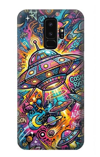 S4085 Art Cosmique Psychédélique Etui Coque Housse pour Samsung Galaxy S9 Plus