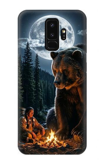 S4095 Ours Majestueux Sauvage Etui Coque Housse pour Samsung Galaxy S9 Plus