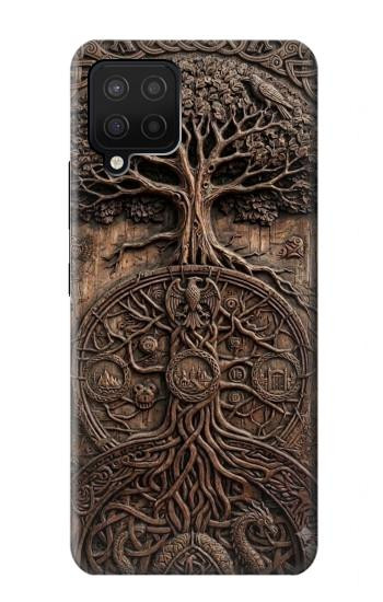 S4103 Arbre de Vie Ancien Etui Coque Housse pour Samsung Galaxy A12