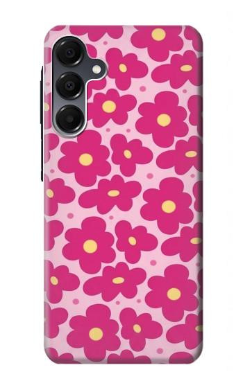 S4097 Motif Floral Rose Etui Coque Housse pour Samsung Galaxy A16 5G